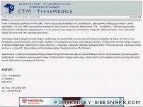 CTM TransMedica - Przewozy chorych, transport sanitarny