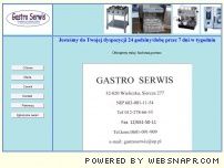 Gastro Serwis Krak�w Naprawa urz�dze� gastronomicznych 